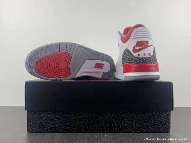 Official Maikesneakers 3 Jordan OG Red DN3707-160 Air Fire 0416